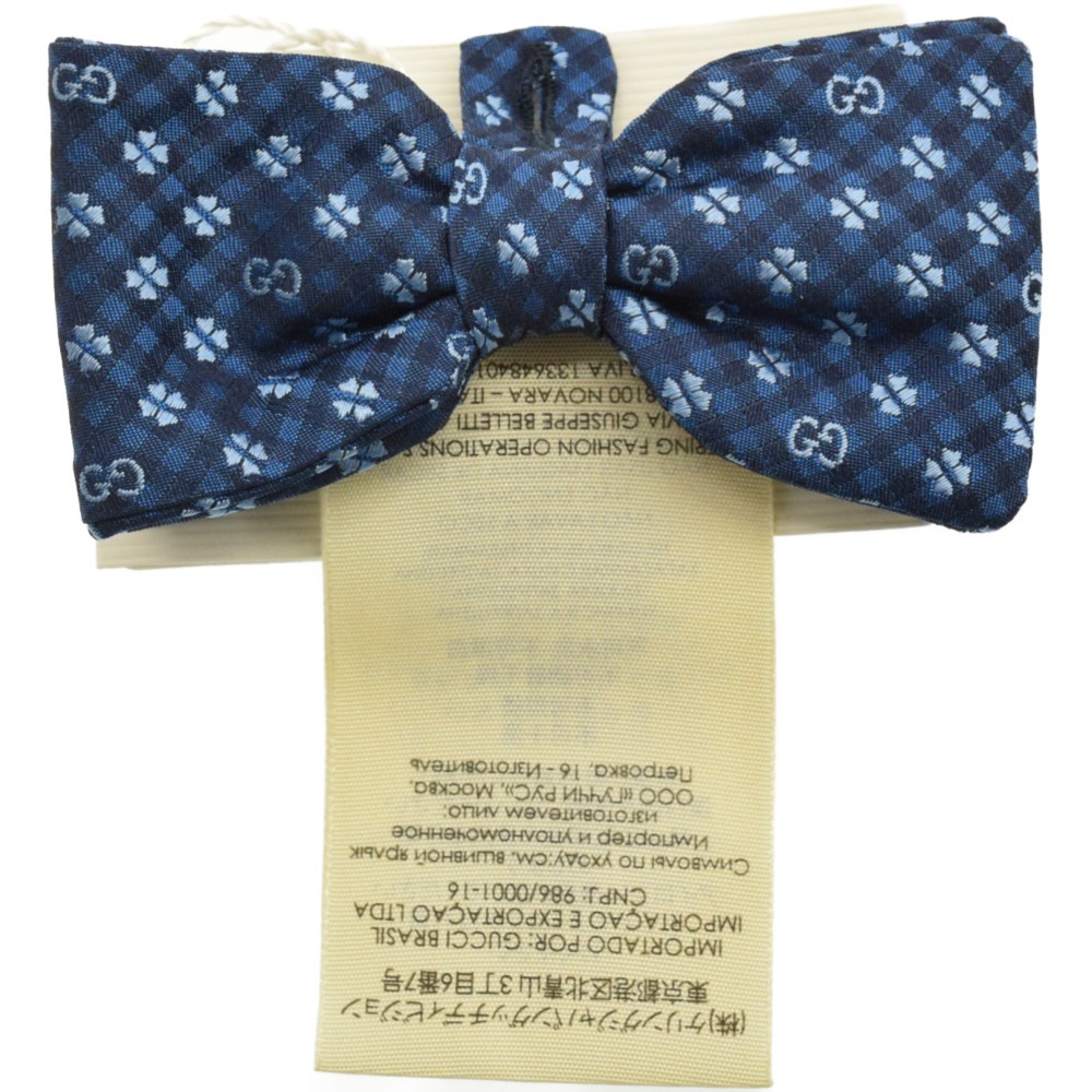 GG＆クローバー柄 リボンタイ キッズ