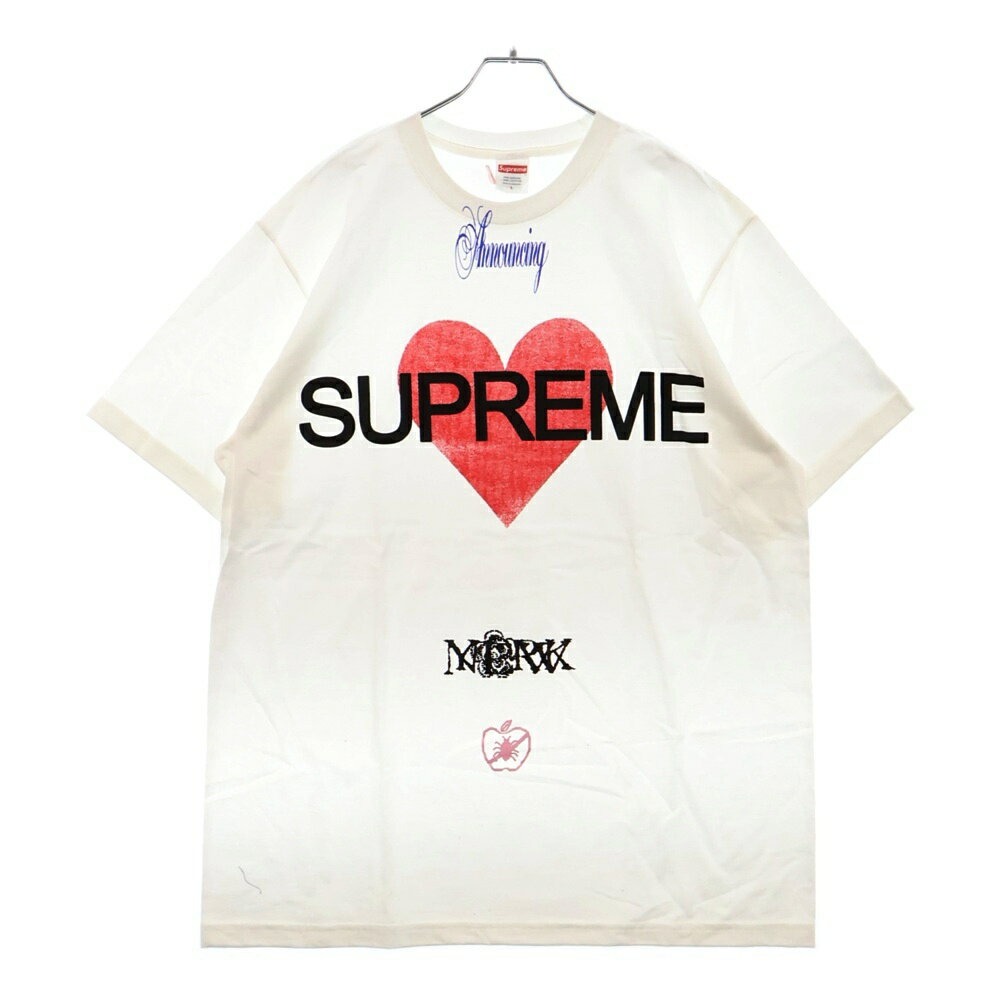 25SS Announcing Tee フロントプリント 半袖Tシャツ